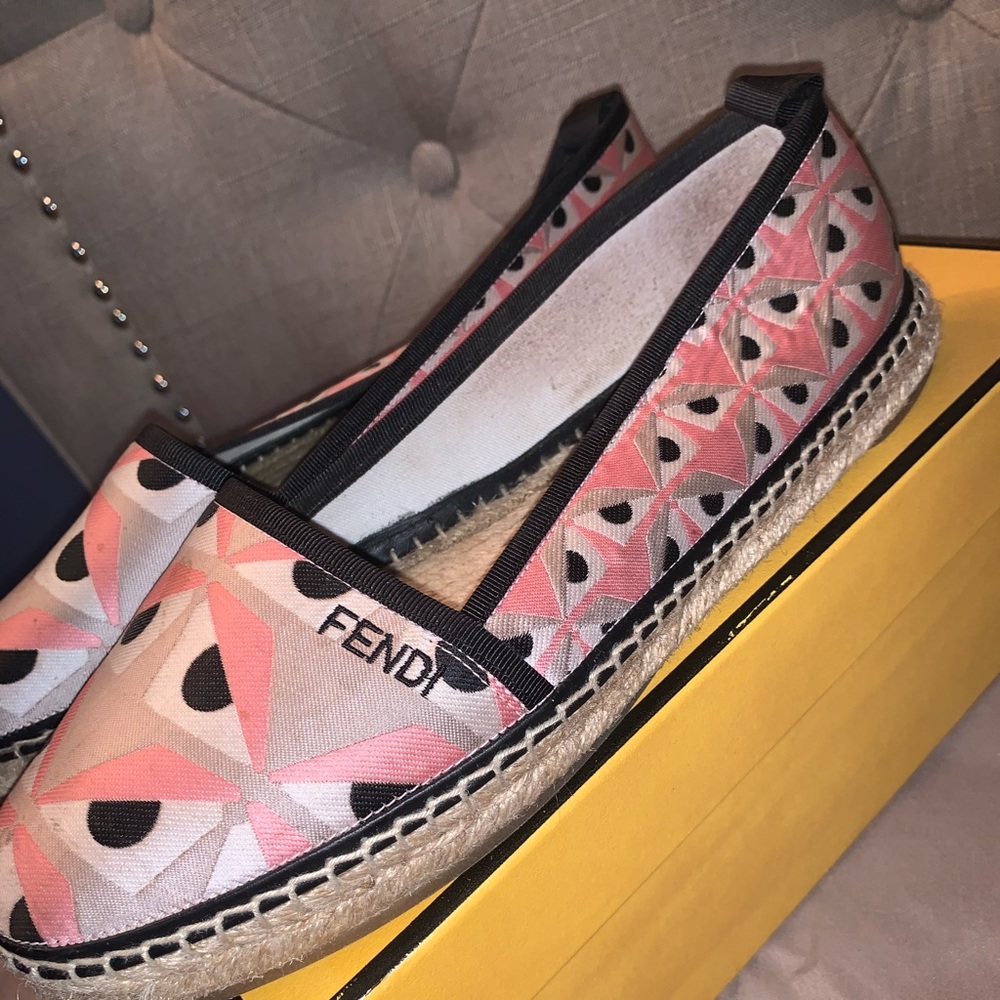 Fendi monster espadrille